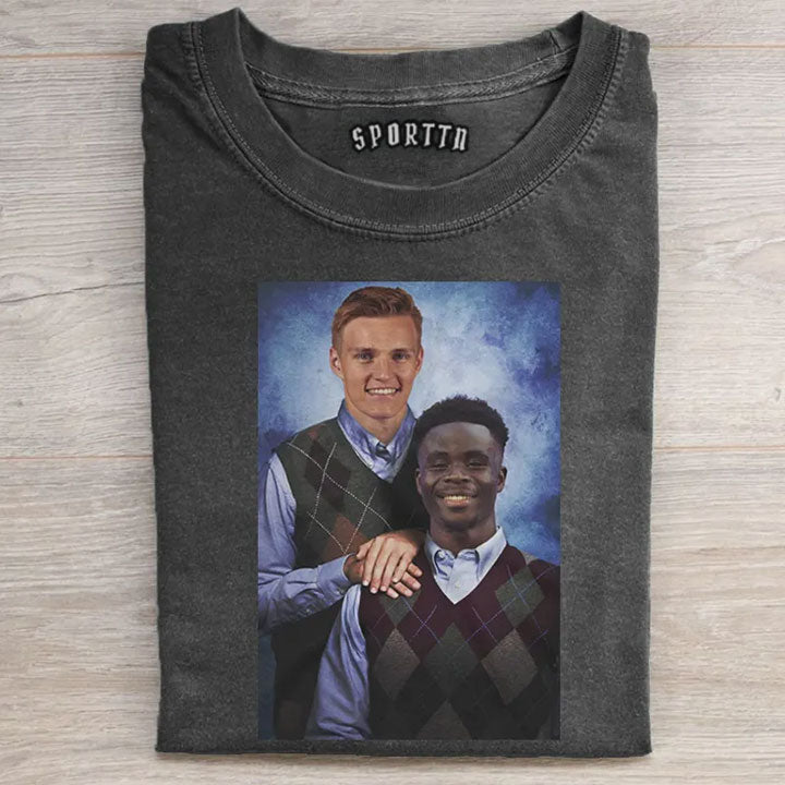 Funny Arsenal Martin Ødegaard & Bukayo Saka T-Shirt