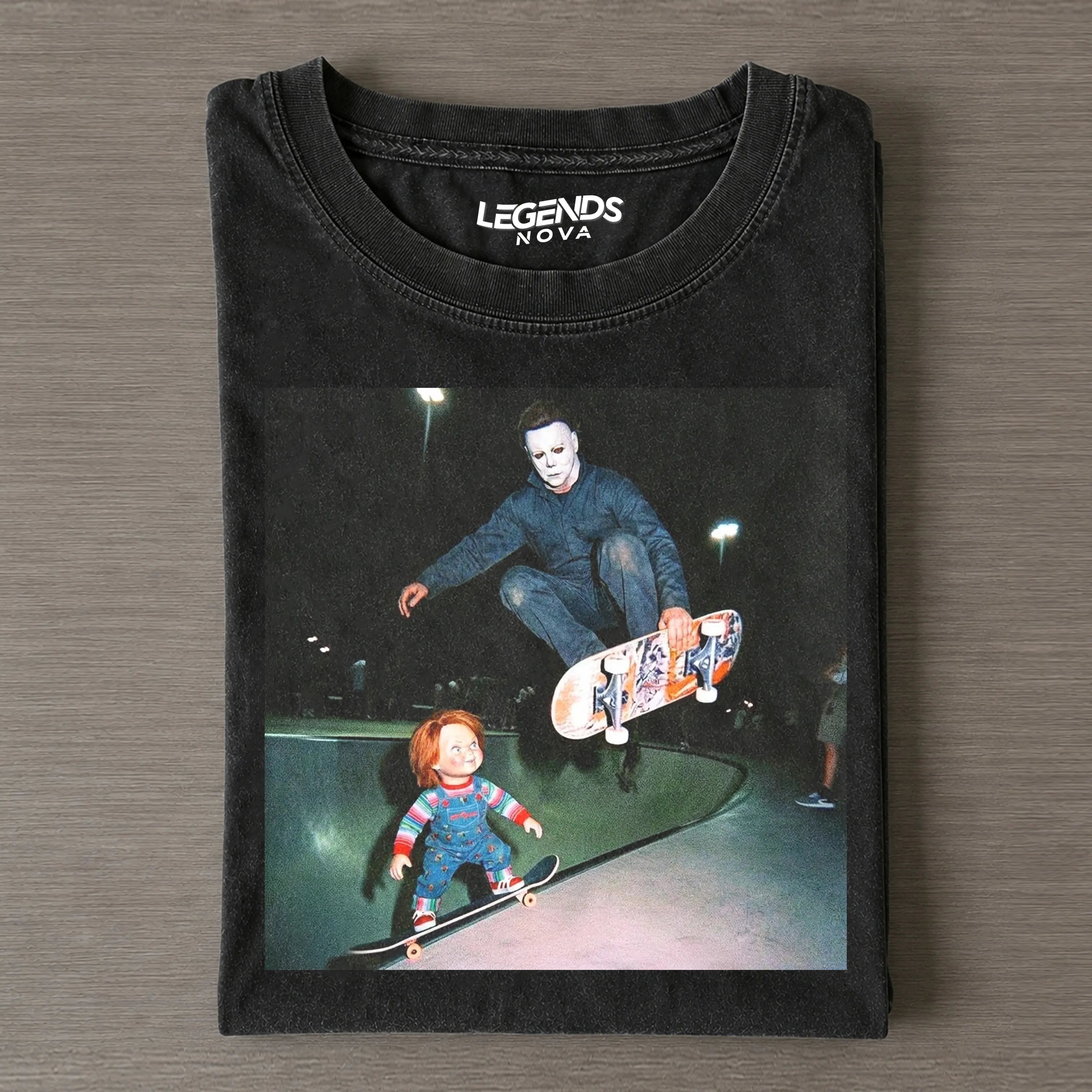 Michael Myers & Chucky Vintage Tee