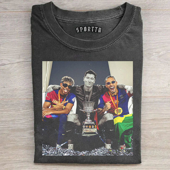 Barcelona 2026 Spanish Super Cup Champions T-shirt