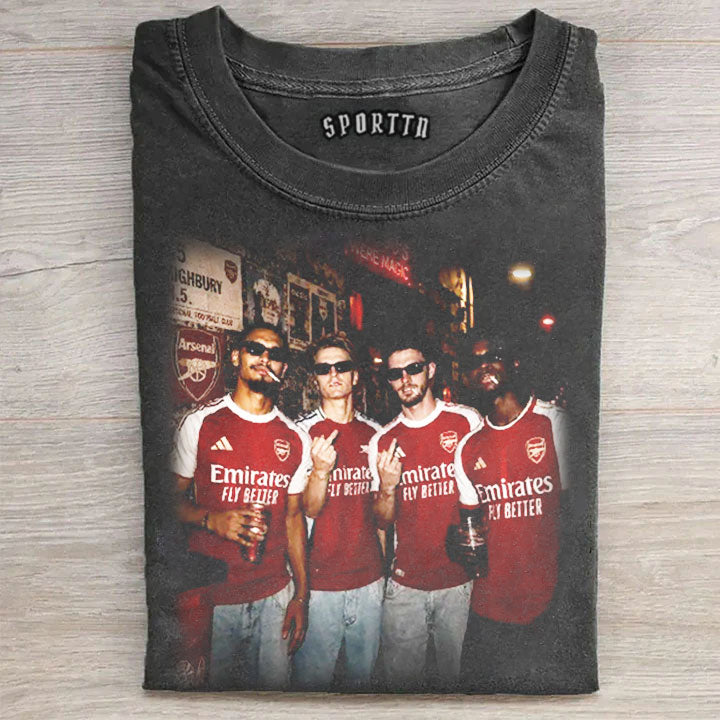 Arsenal T-Shirt, Arsenal Fan Gift, Saka Odegard Graphic Tee