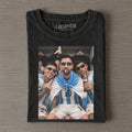 Argentina Messi Enzo funny Vintage Tee