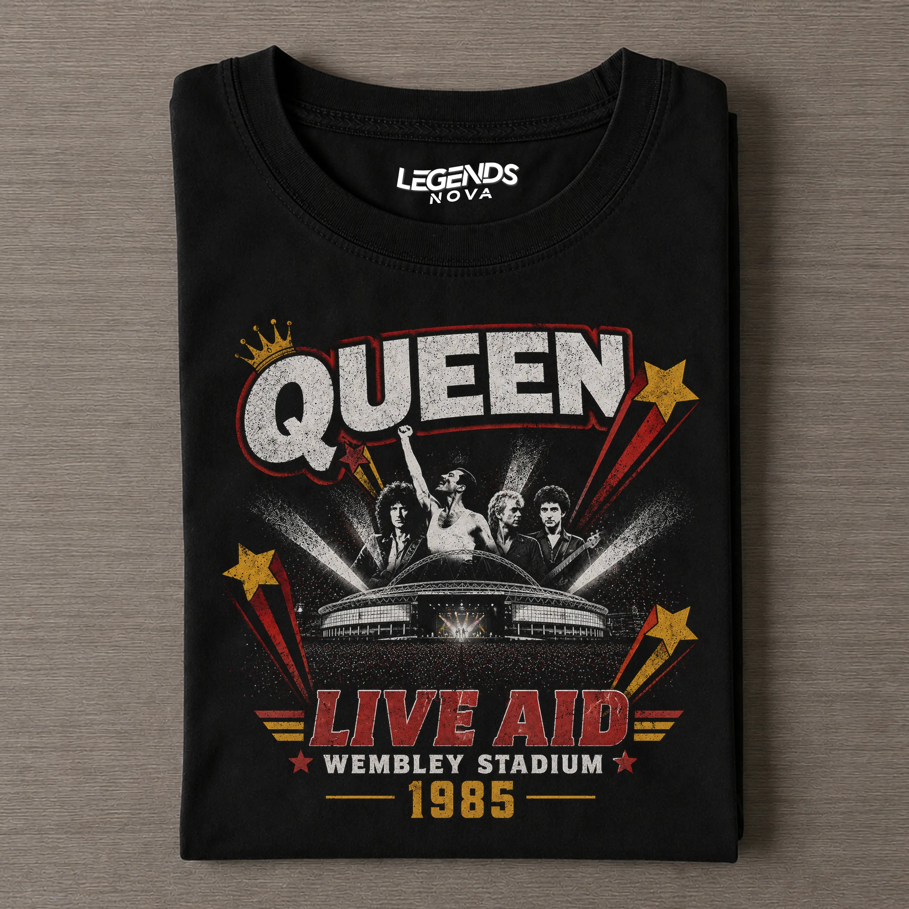 QUEEN live aid wembley stadium 1985 Tee