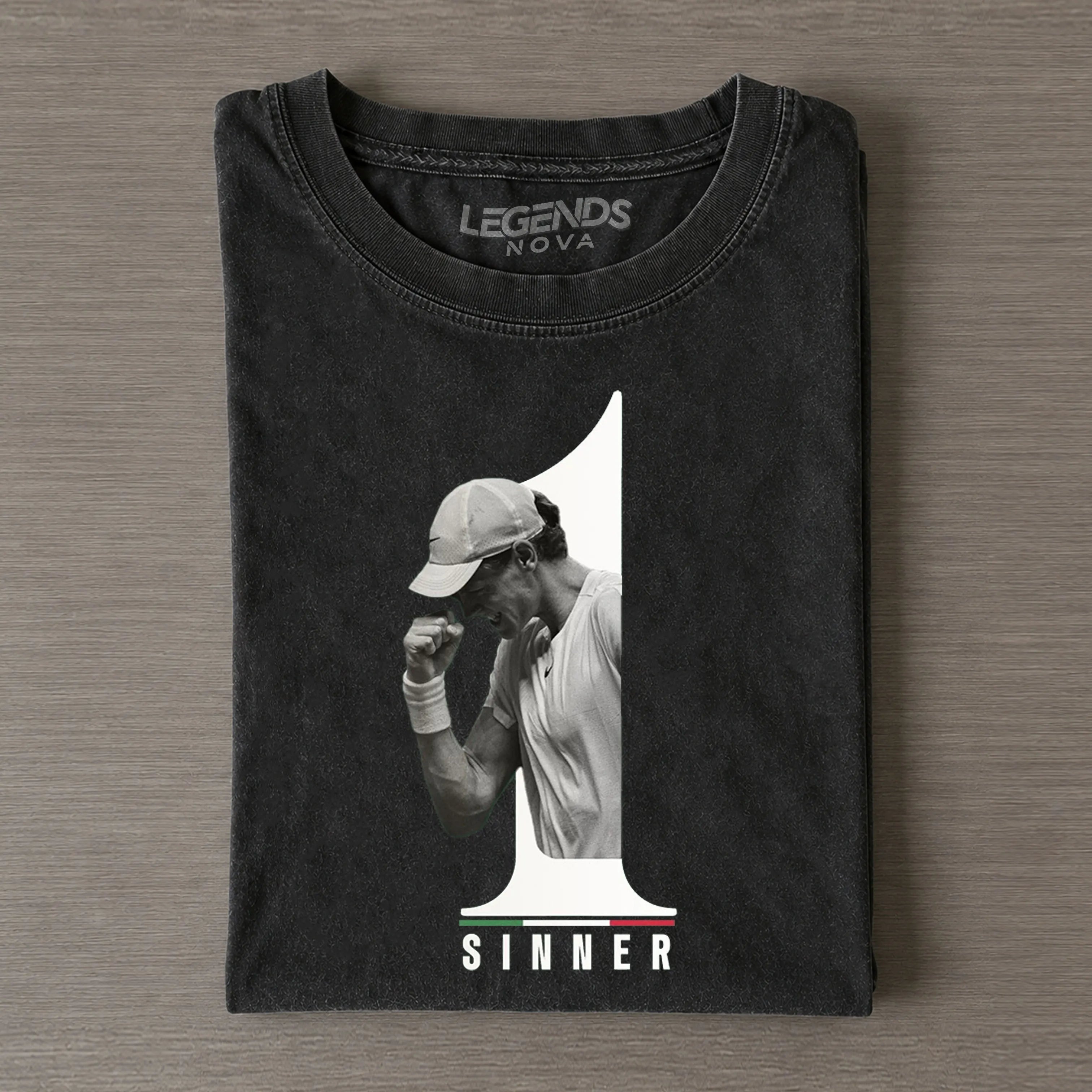 Wimbledon 2026 Men's Singles Champion Italy Jannik Sinner Tennis T-shirt