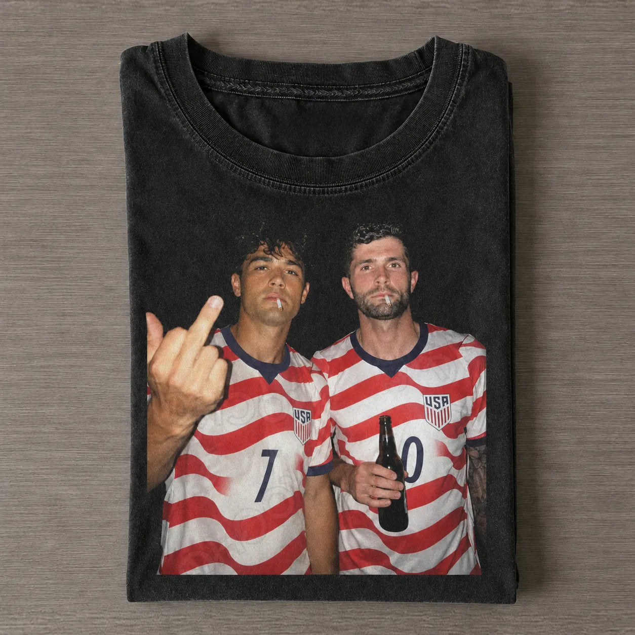 Giovanni Reyna & Christian Pulisic USA Soccer Style Tee 6