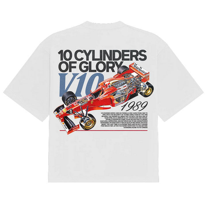10 Cylinders of Glory Tee