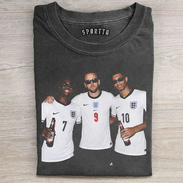 Bukayo Saka & Harry Kane & Jude Bellingham England Tee