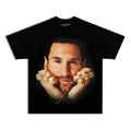 Lionel Messi 8 Ballon d’Or Gold Rings GOAT T-Shirt