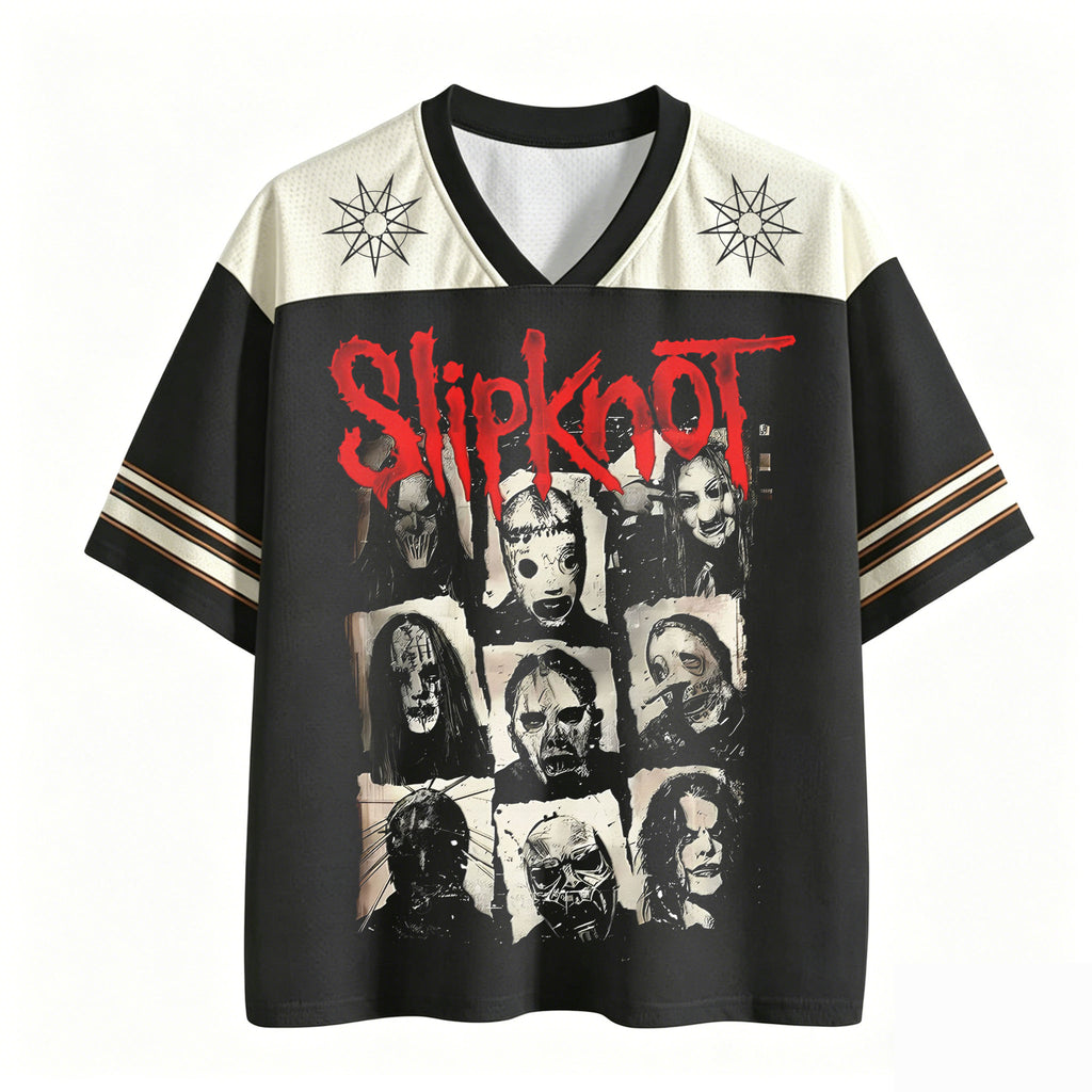 Dark Vintage Band Slipknot Mesh Jersey