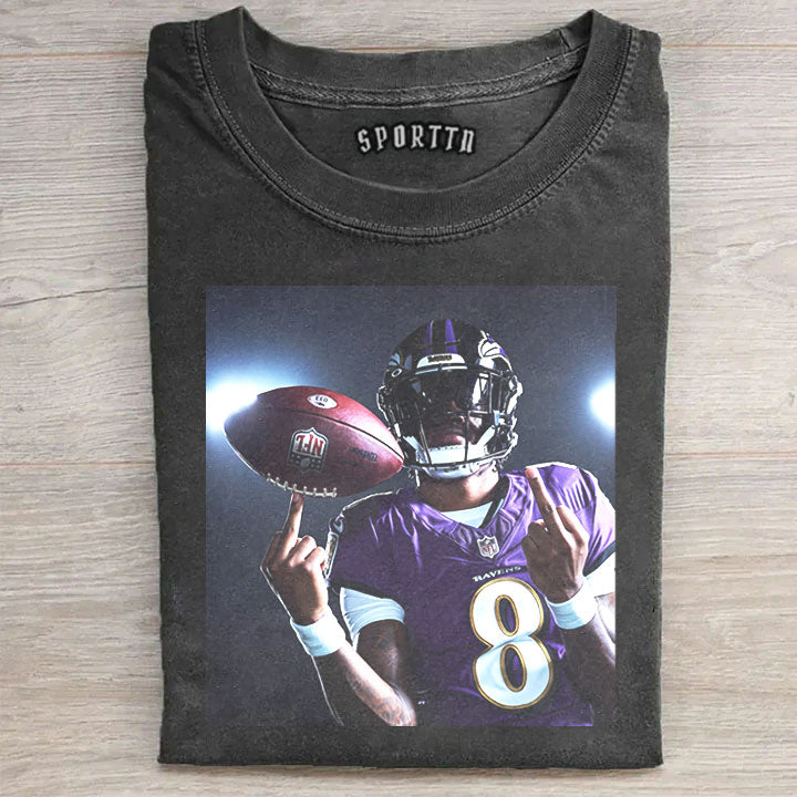 Lamar Jackson NFL #8 T-shirt