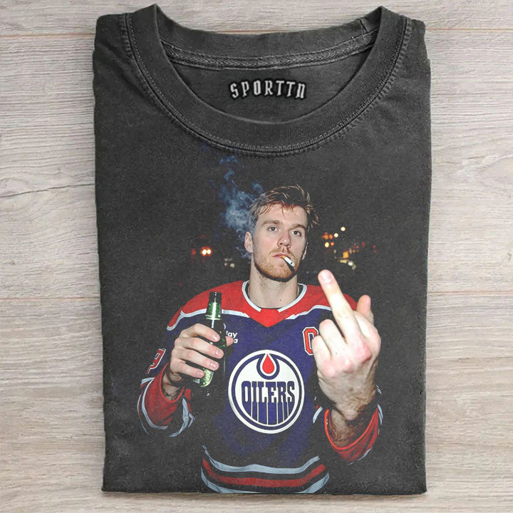 Connor McDavid NHL Hockey T-shirt