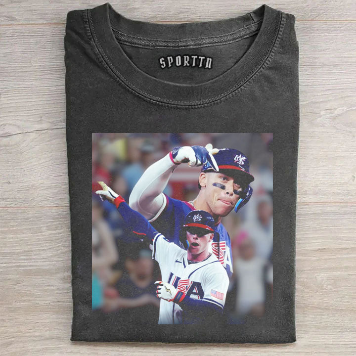 Aaron Judge USA Baseball T Shirt