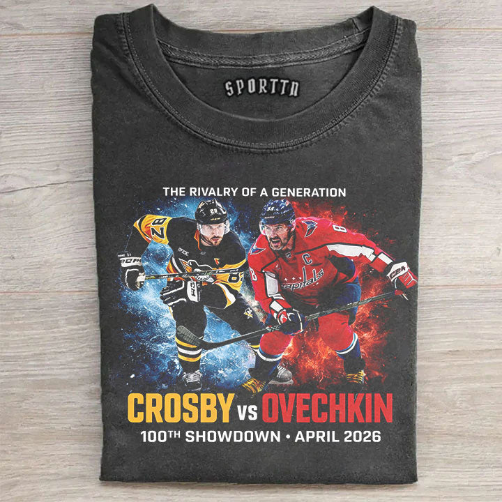 Alexander Ovechkin & Sidney Crosby Century Frame・Hockey Rivals Together T-shirt