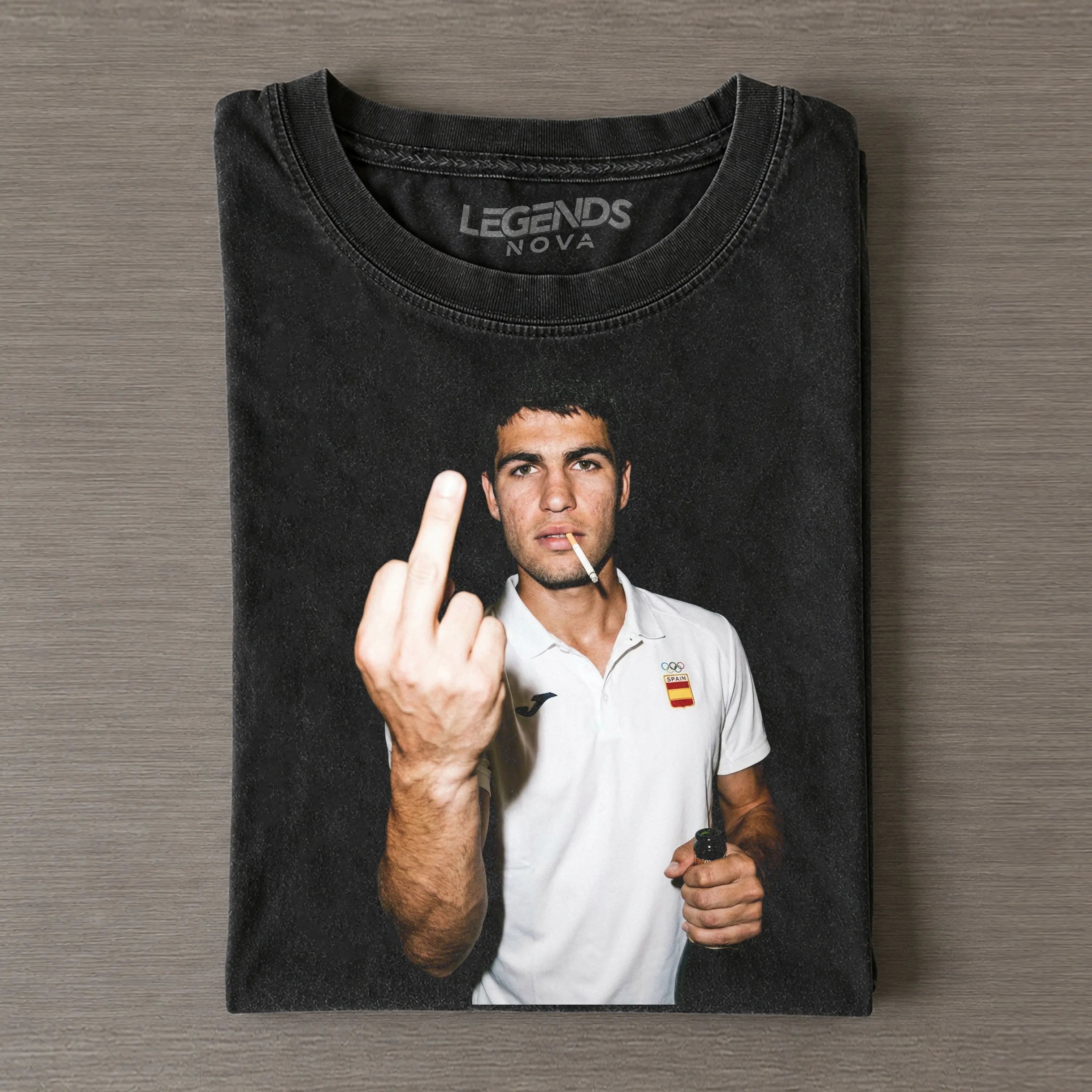 2026 Men's Singles Spain Carlos Alcaraz Tennis T-shirt