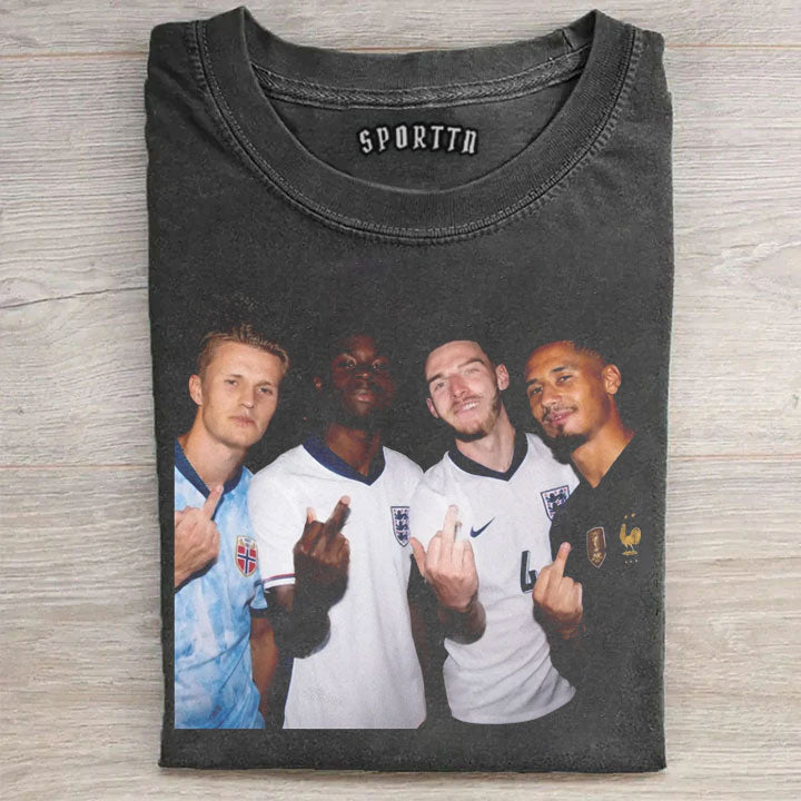 Arsenal Martin Ødegaard & Bukayo Saka & Declan Rice & William Saliba T-shirt