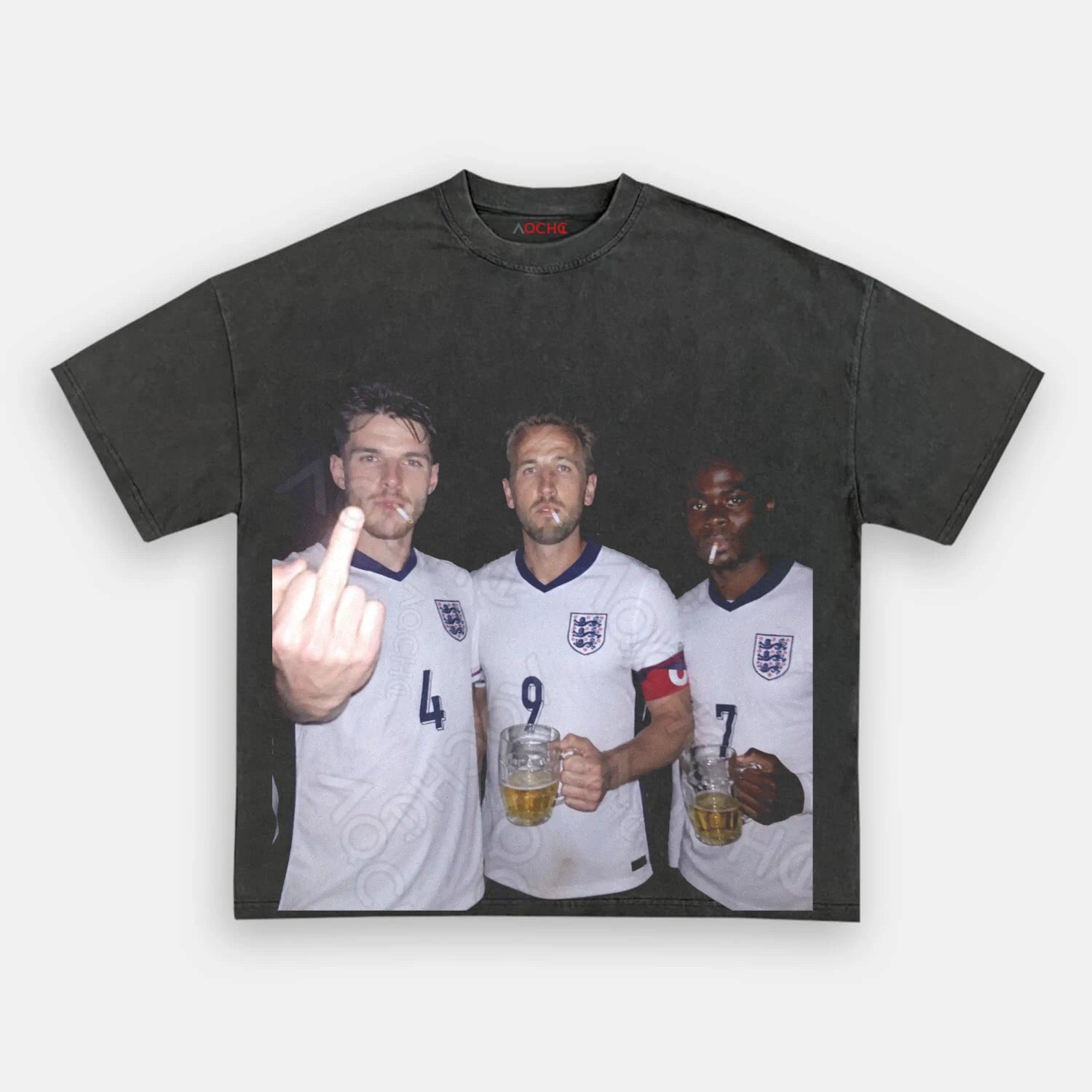 Harry Kane & Bukayo Saka & Declan Rice England Football Style Tee