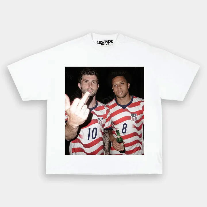 Christian Pulisic & Weston McKennie USA Soccer Style Tee 8