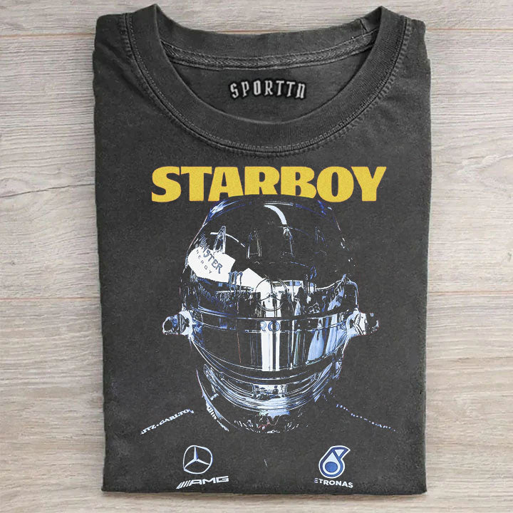 Lewis Hamilton Starboy Helmet F1 Tee