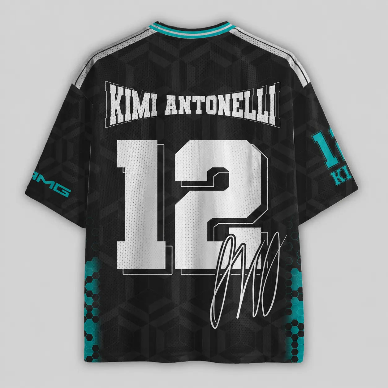 Antonelli #12 Racing Mesh Football Jersey