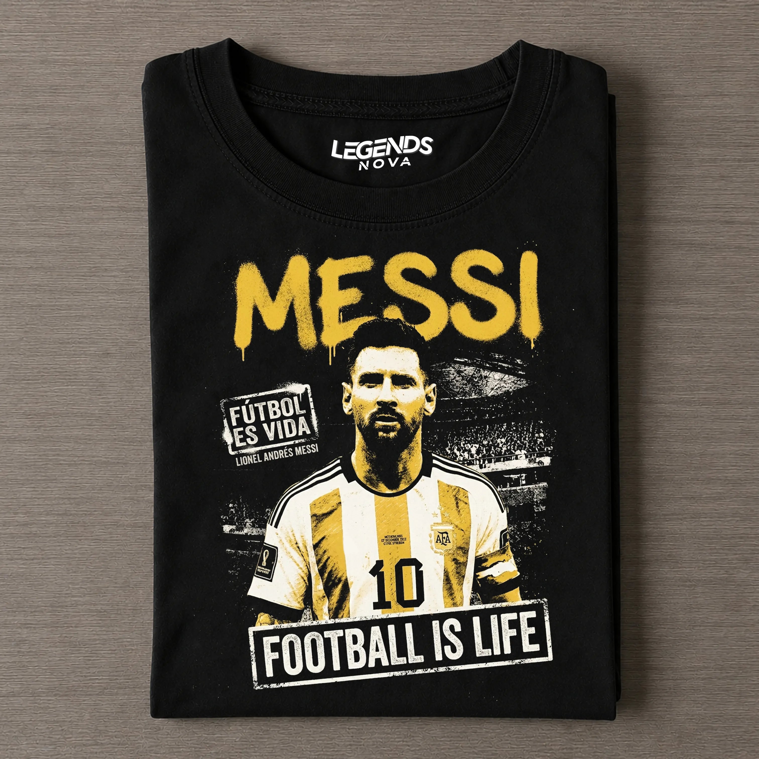 Lionel Messi Football is Life Tee