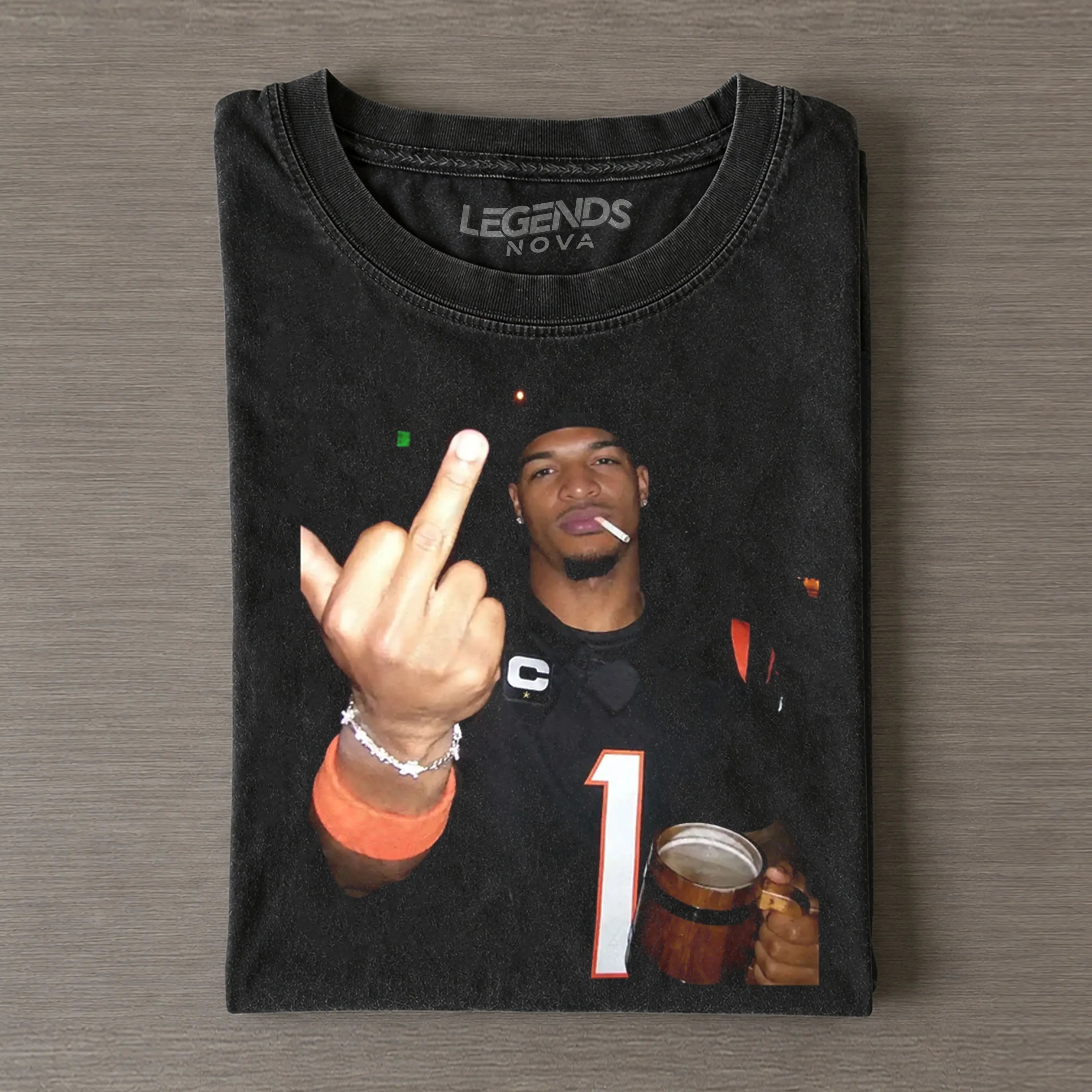 Ja'Marr Chase Football T-shirt