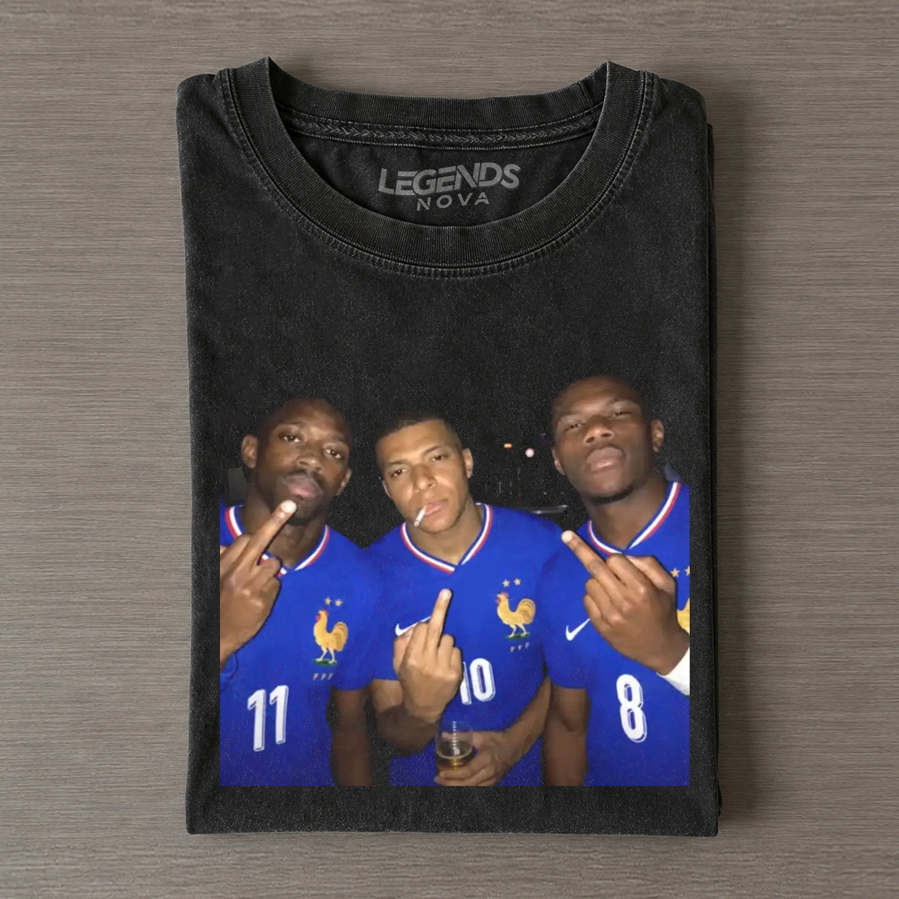 Ousmane Dembélé & Kylian Mbappé & Aurélien Tchouaméni France Team Tee