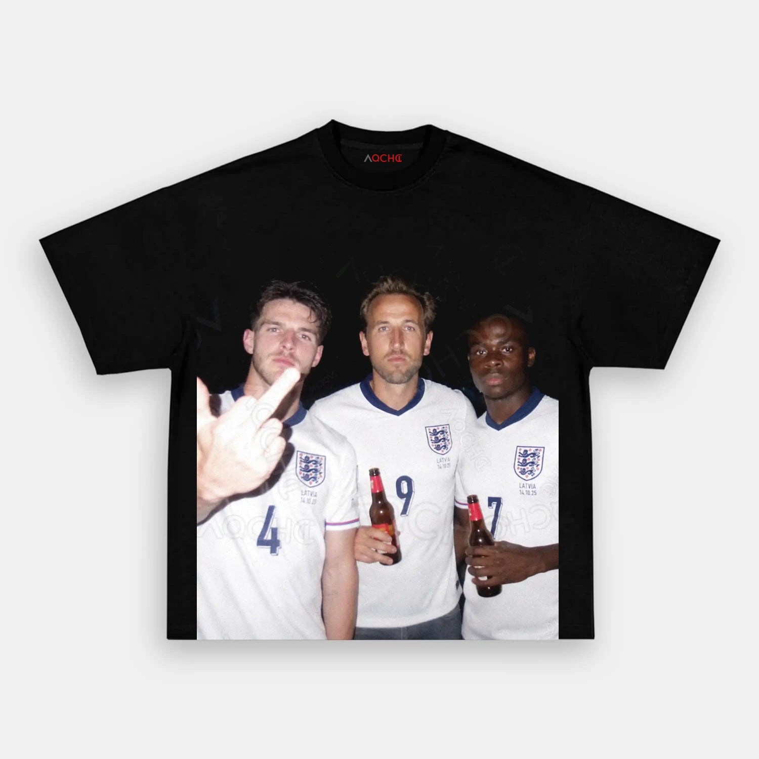 Harry Kane & Bukayo Saka & Declan Rice England Football Culture Tee