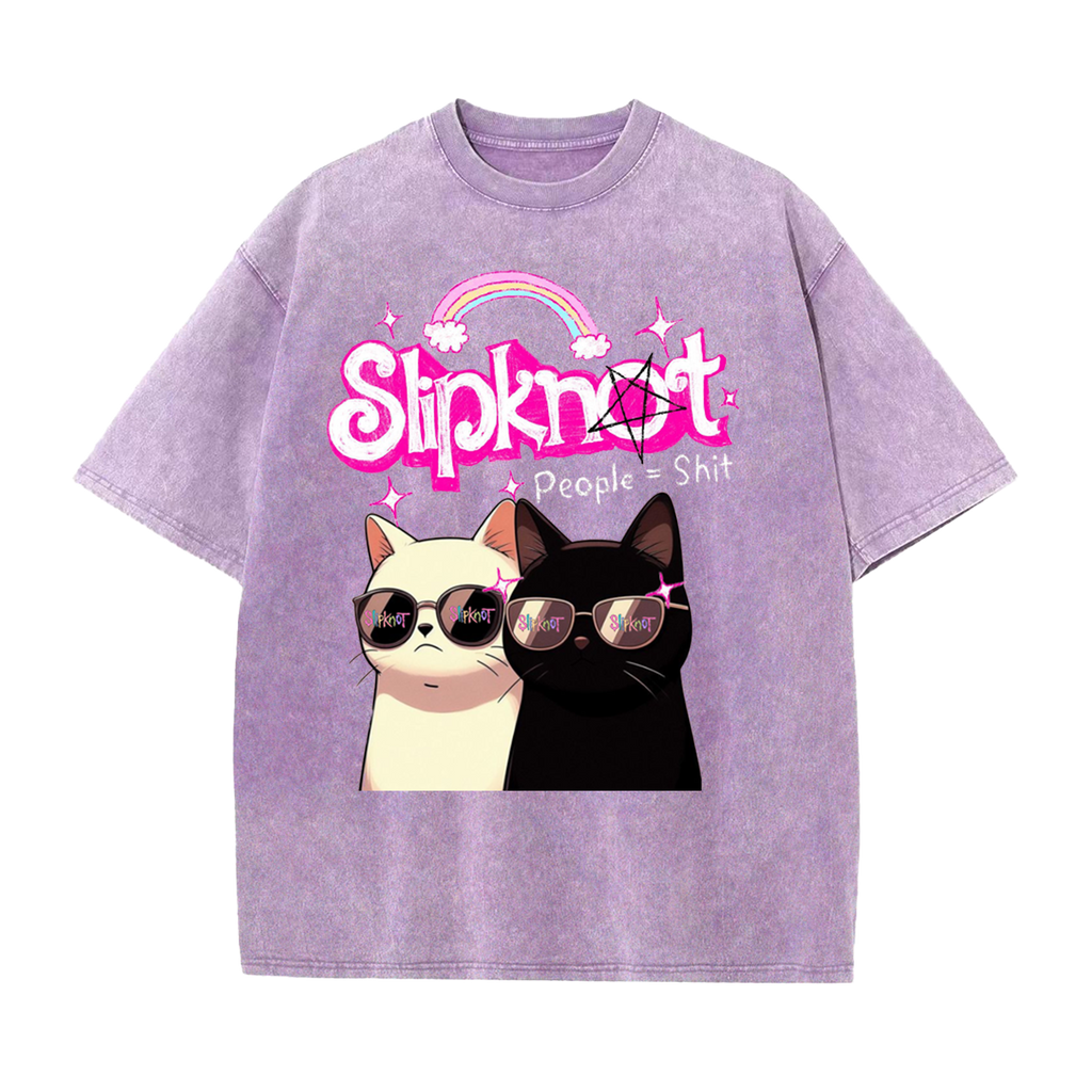 Slipknot Funny Cat T-shirt
