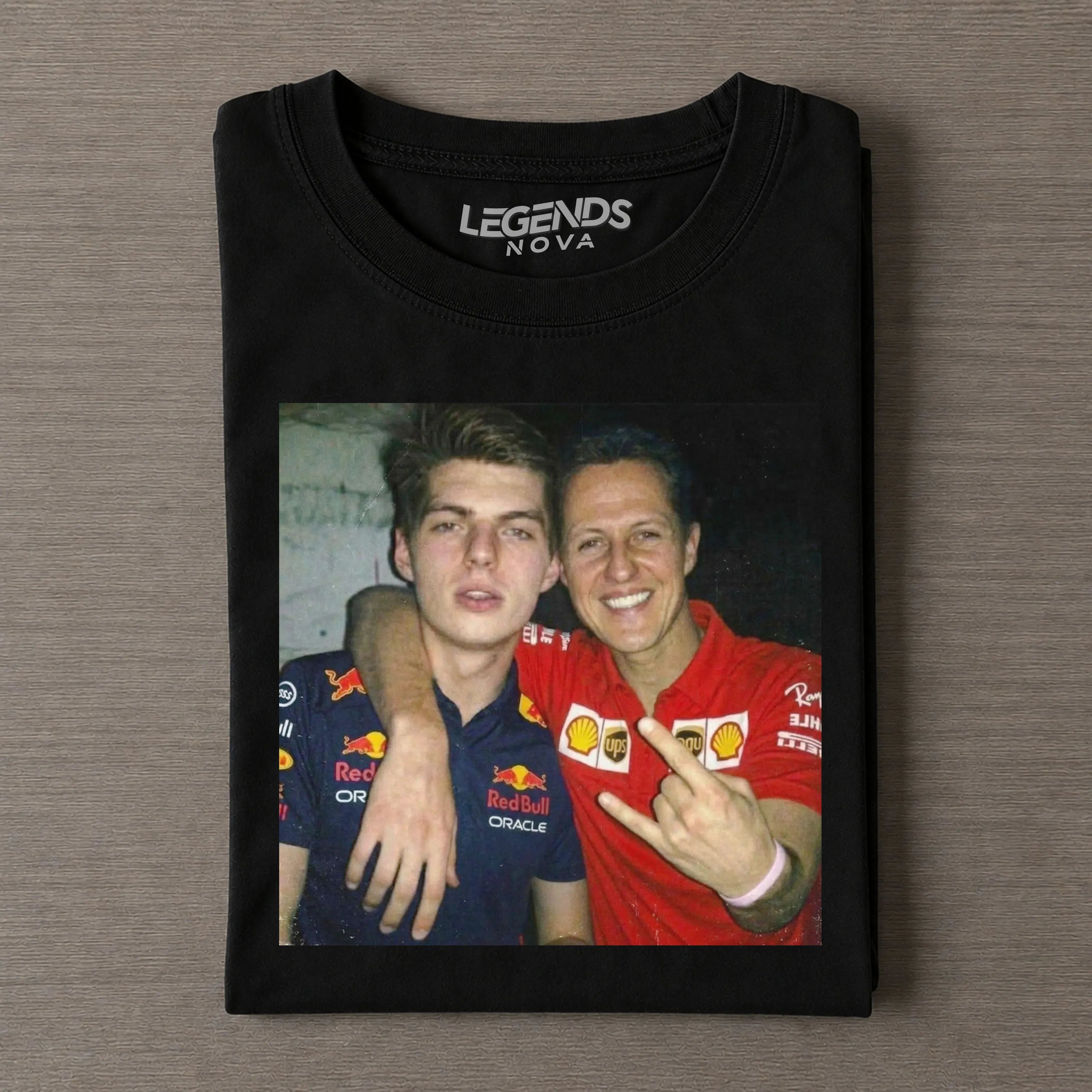 Max Verstappen & Michael Schumacher F1 Racing T-shirt