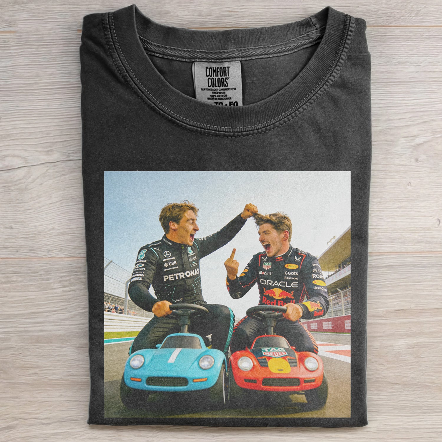 F1 Russell Vs Max Funny Meme T-Shirt