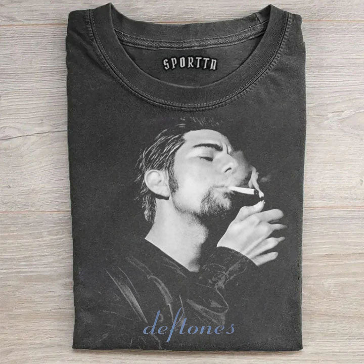 Vintage Deftones Band Photo Washed T-Shirt