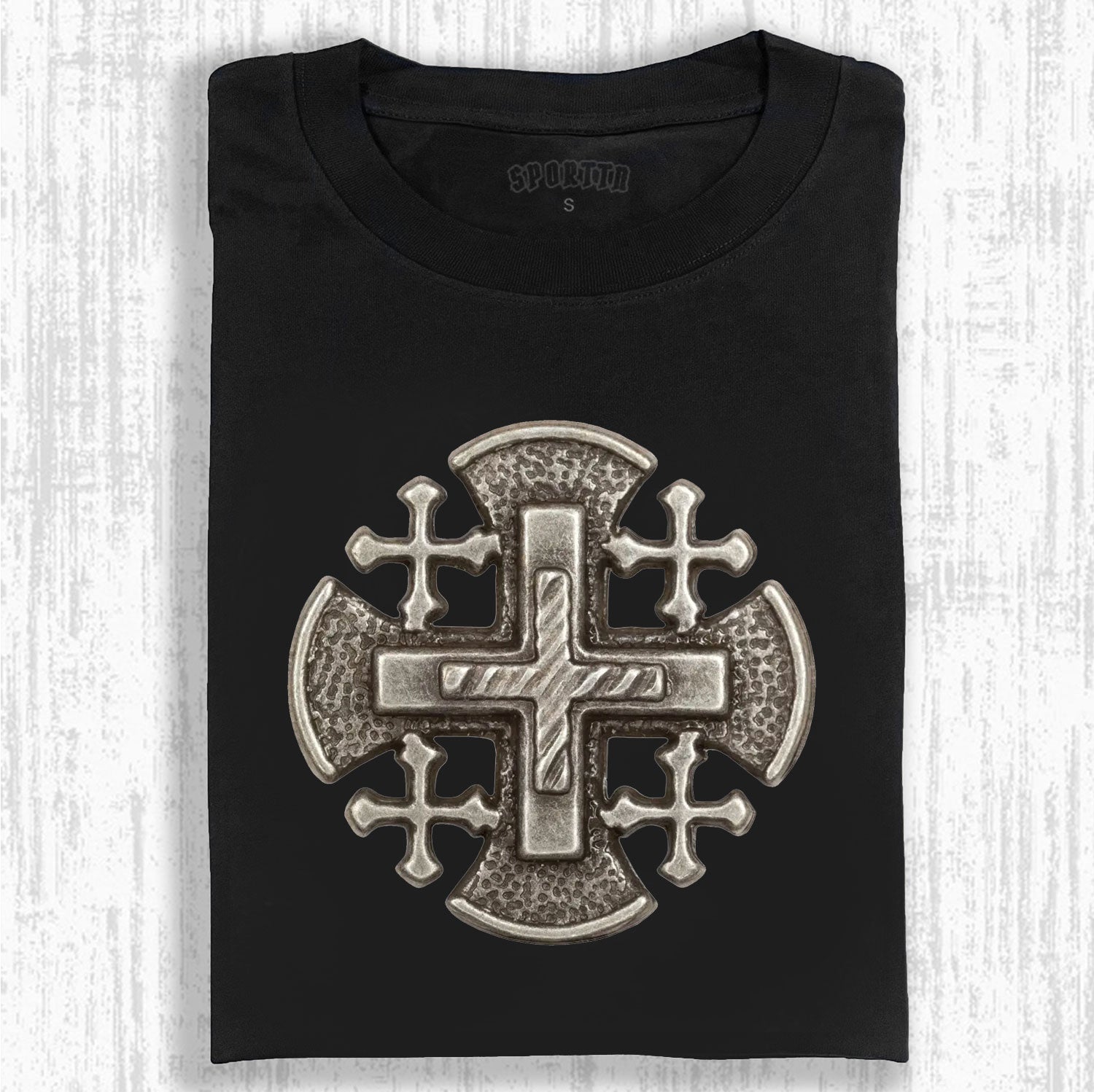 JERUSALEM CROSS VINTAGE T-SHIRT