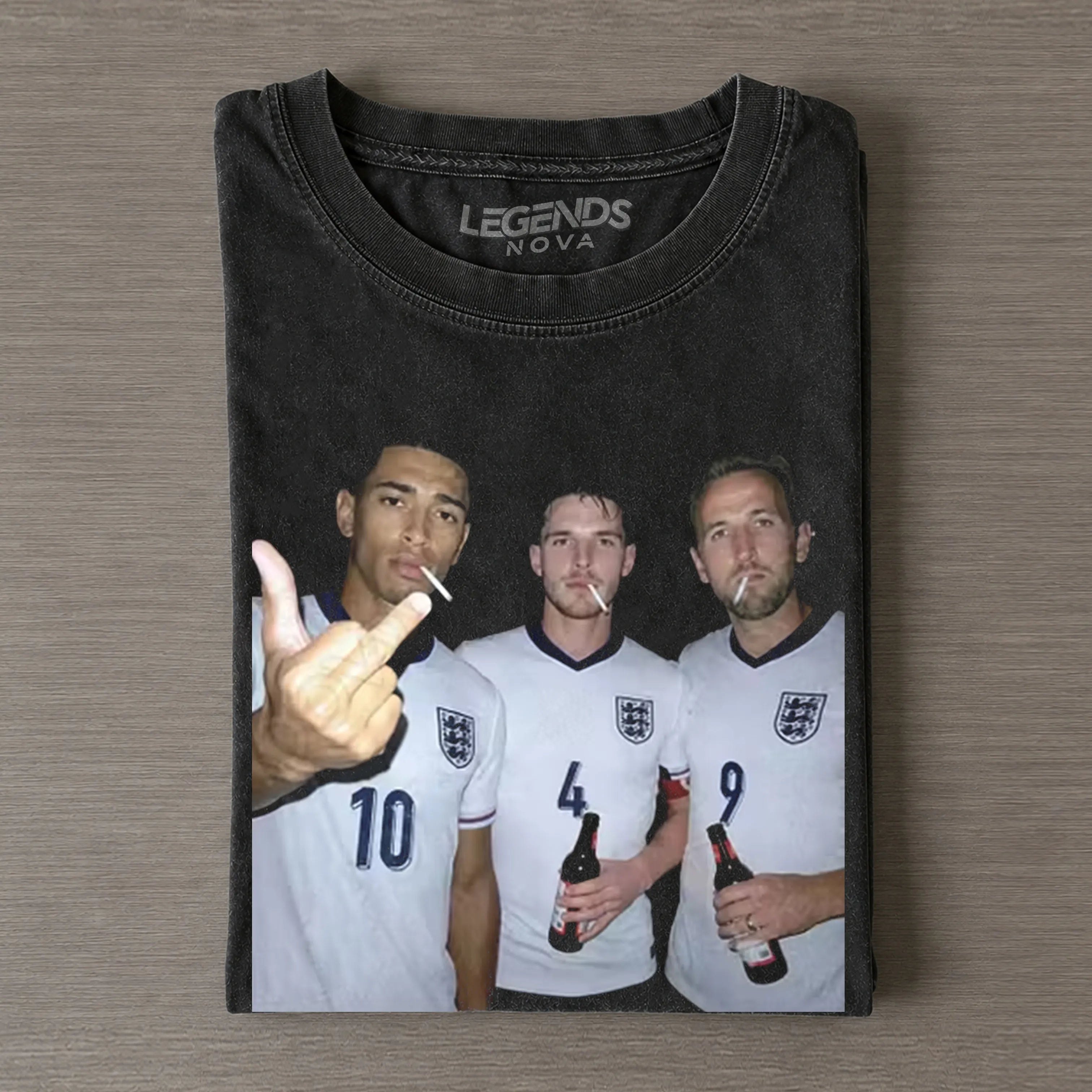 Harry Kane & Jude Bellingham & Declan Rice England Football Style Tee