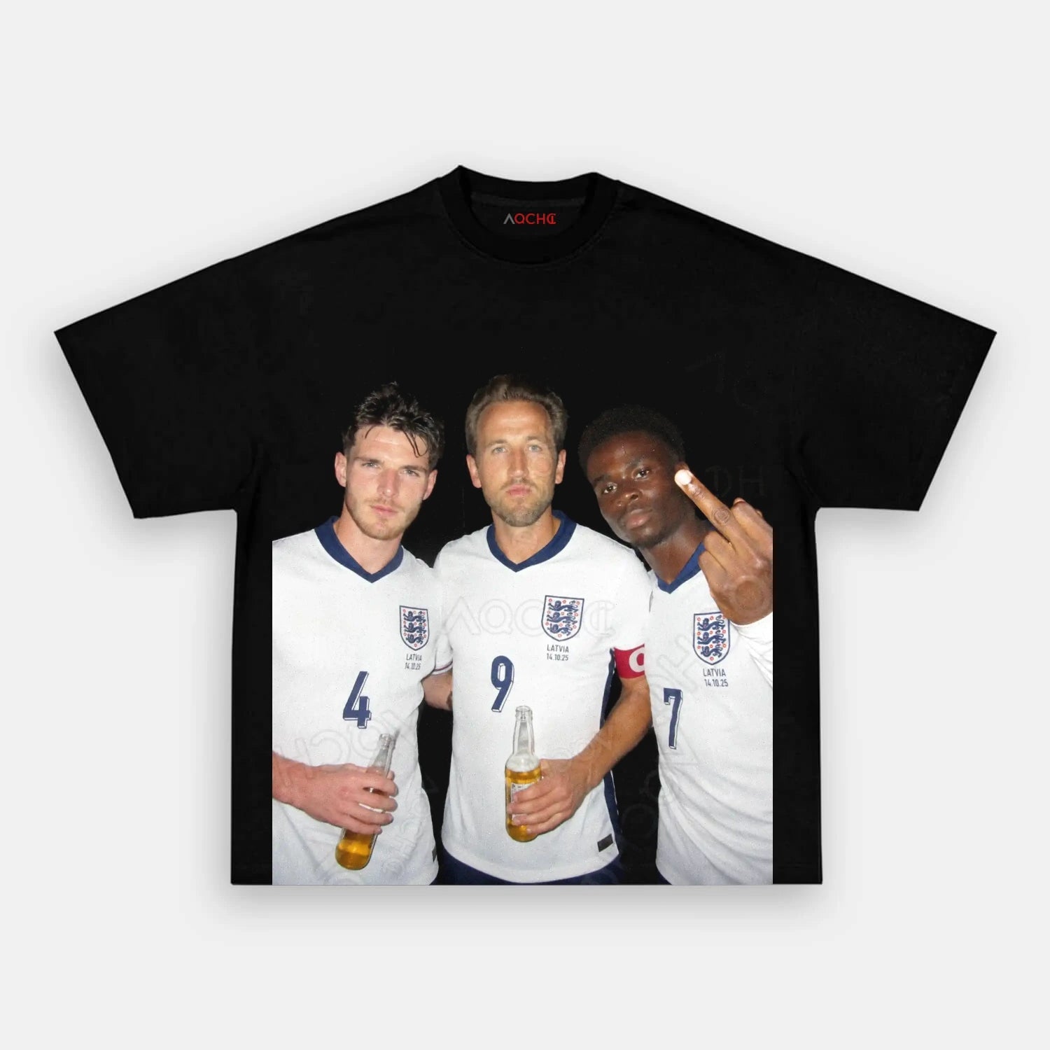 Harry Kane & Bukayo Saka & Declan Rice England Football Culture Tee