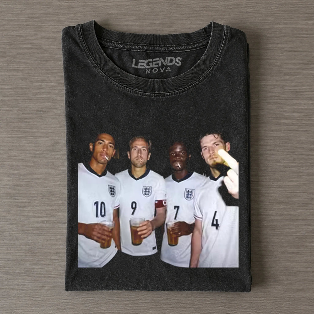 Harry Kane & Jude Bellingham & Bukayo Saka & Declan Rice England Football Style Tee
