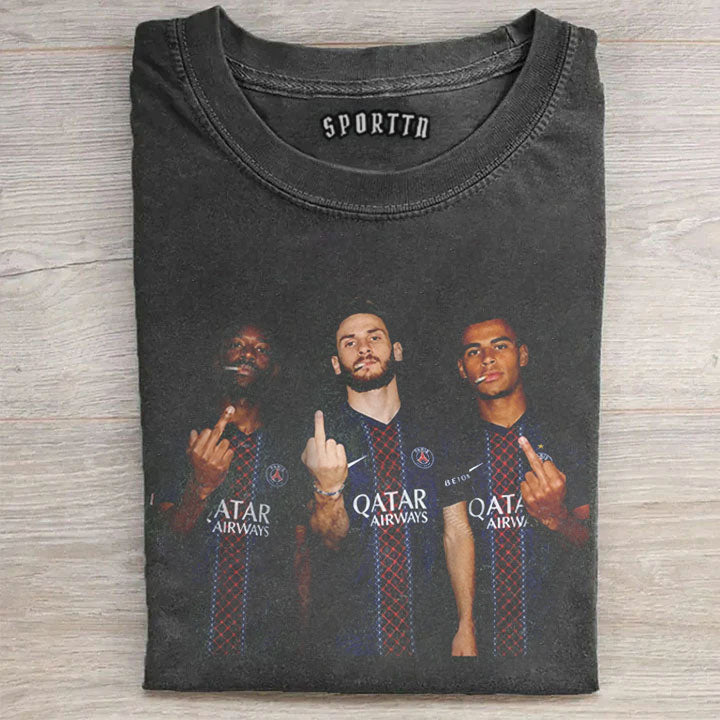 PSG-Khvicha Kvaratskhelia & Désiré Doué & Ousmane Dembélé Tee