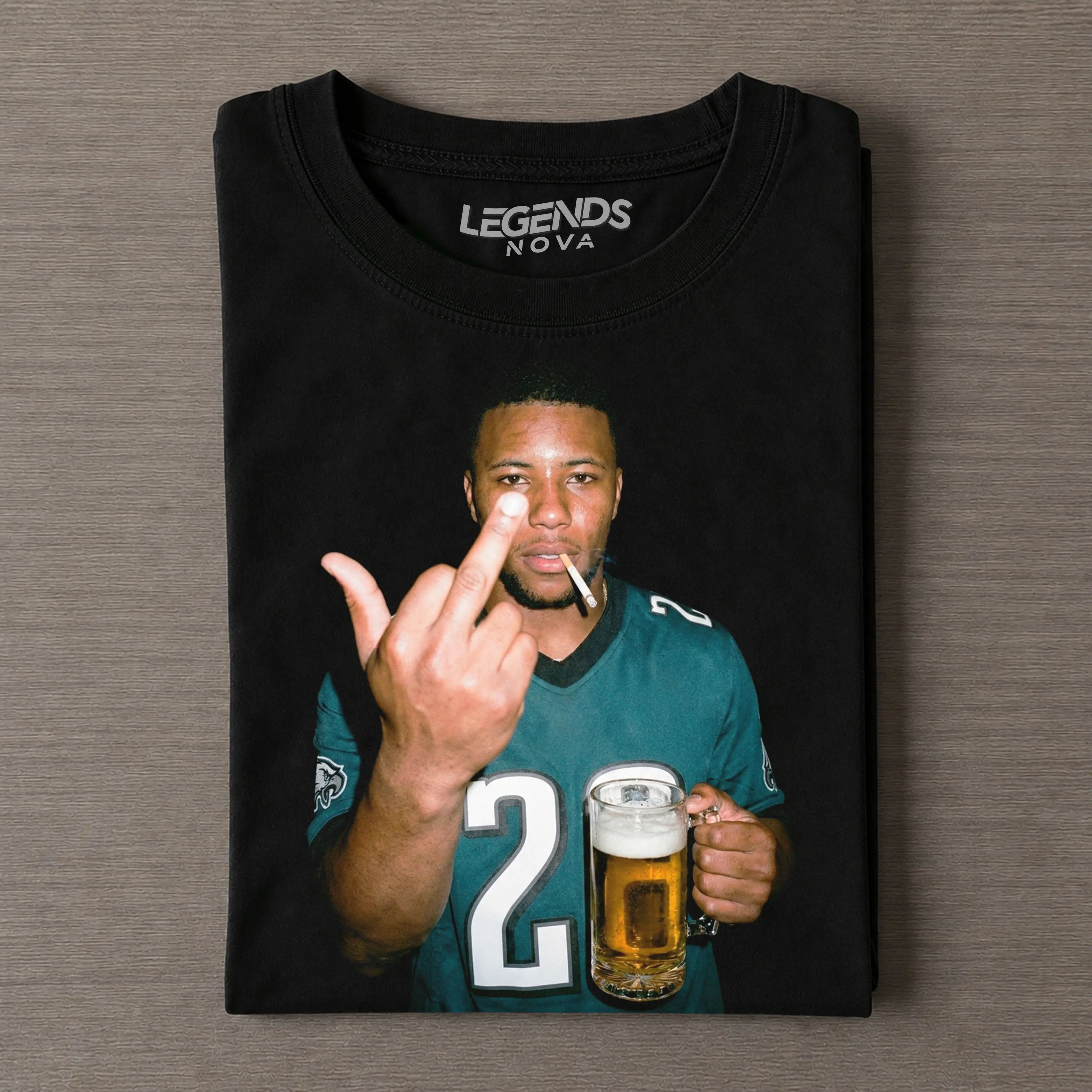 Saquon Barkley Football T-shirt
