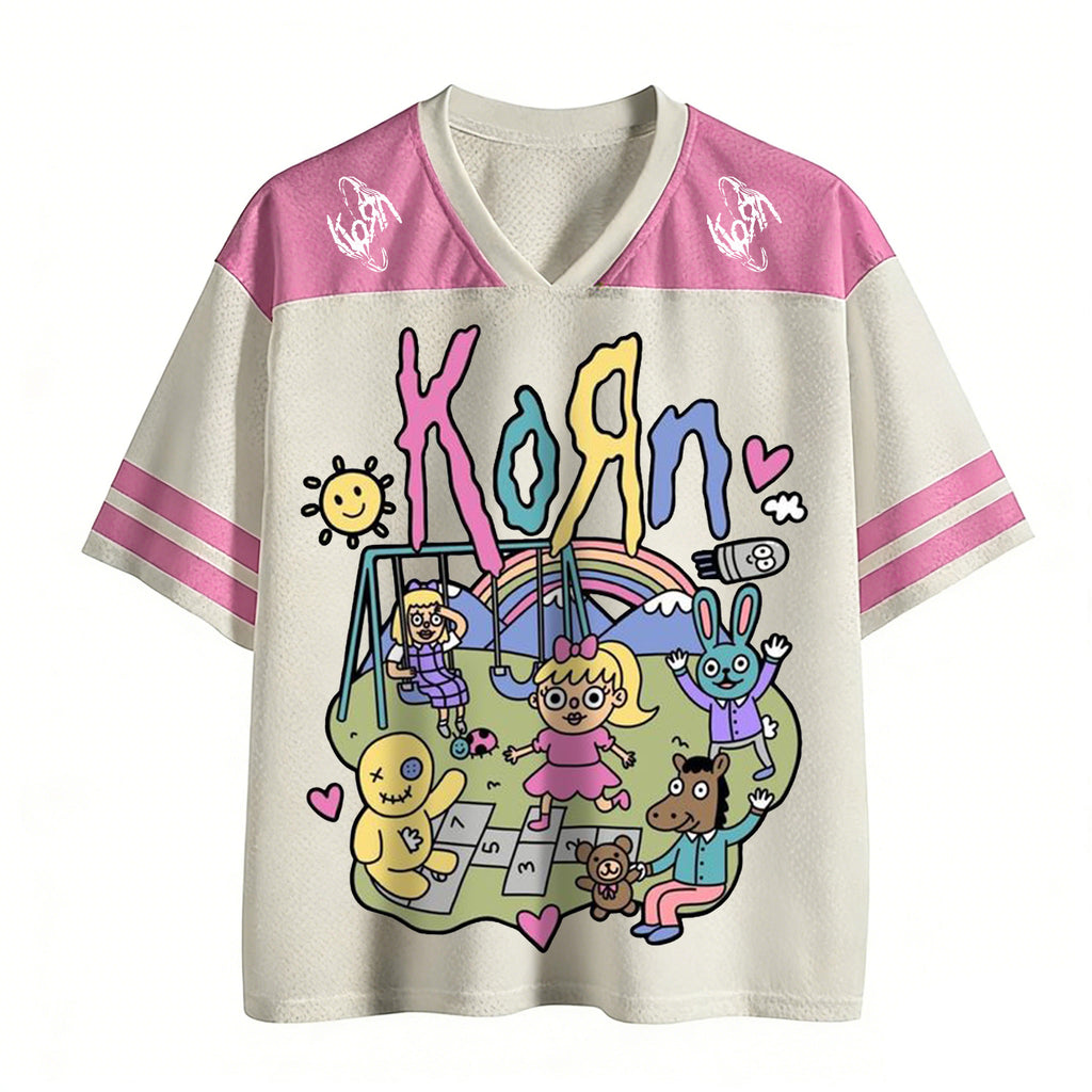 Funny Band Korn Mesh Jersey