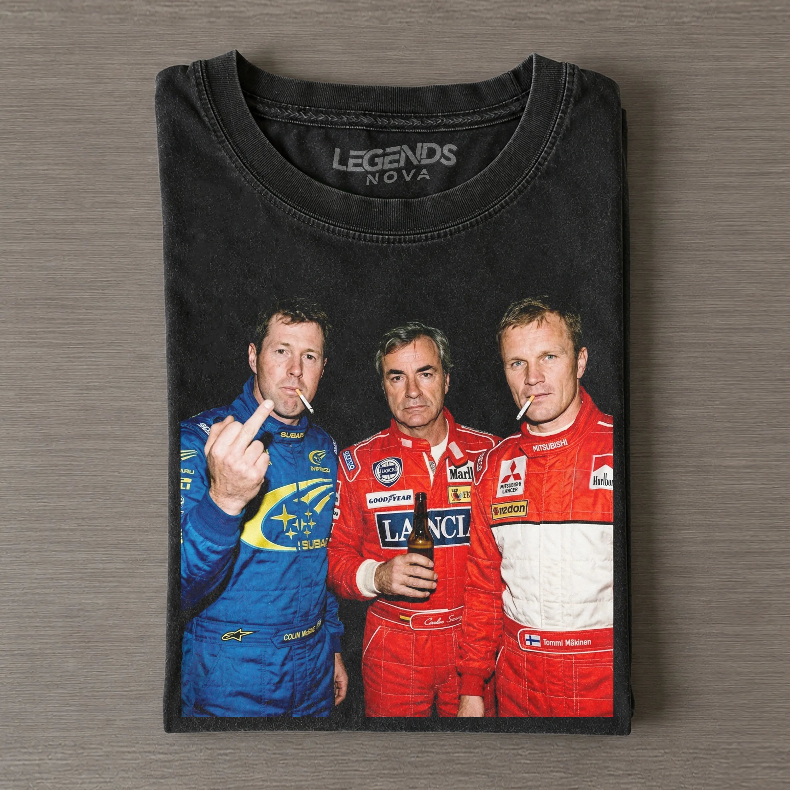 Colin McRae & Carlos Sainz Sr & Tommi Mäkinen 丨WRC T-shirt