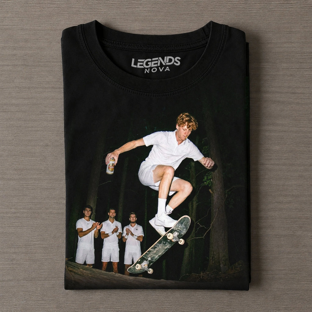 Wimbledon 2026 Men's Singles Italy Jannik Sinner Funny Tennis T-shirt