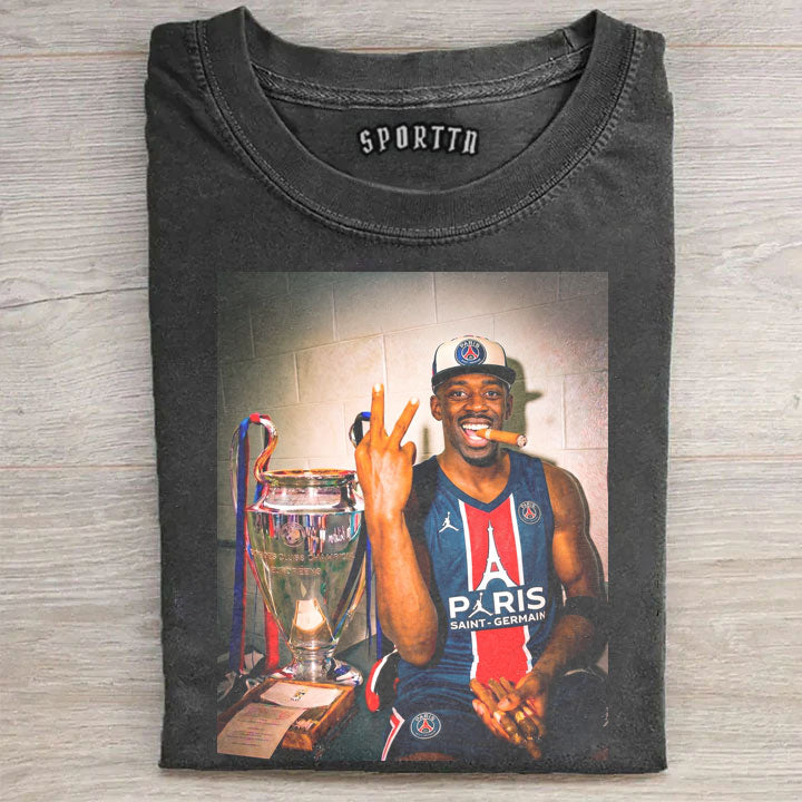 PSG Ousmane Dembélé Champions T-shirt