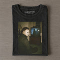 Michael Myers Watching Horror Movie Vintage Tee