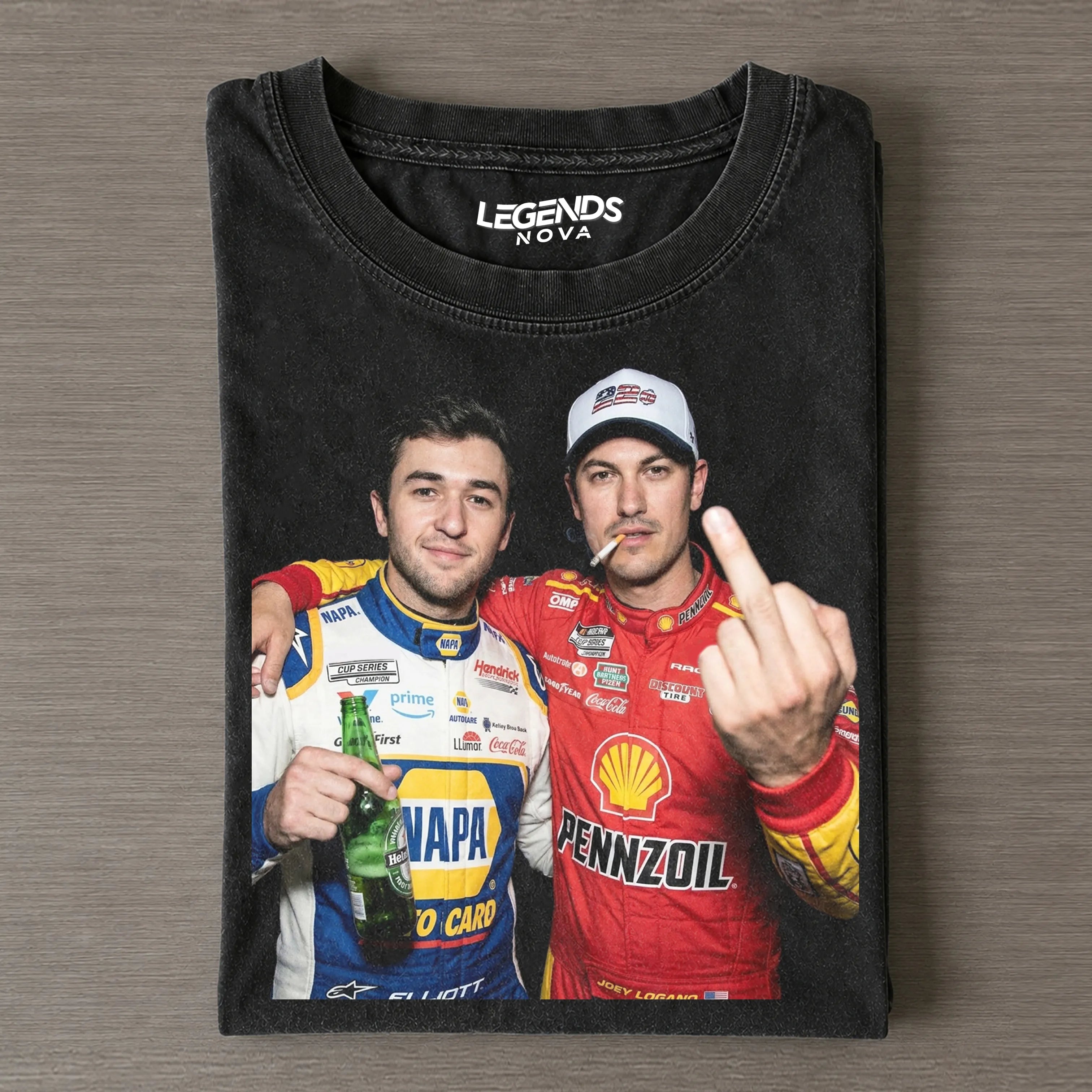 Chase Elliott & Joey Logano Vintage Tee