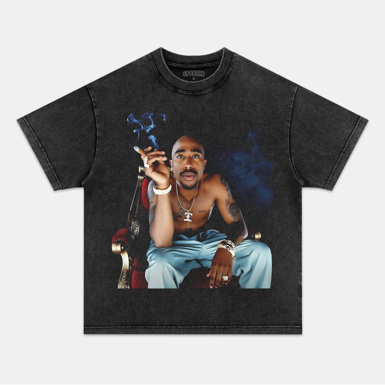 2PC Tupac Shakur V6 T-shirt