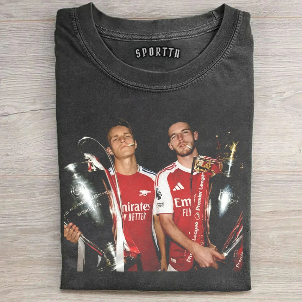 Arsenal-Declan Rice & Martin Odegaard Tee