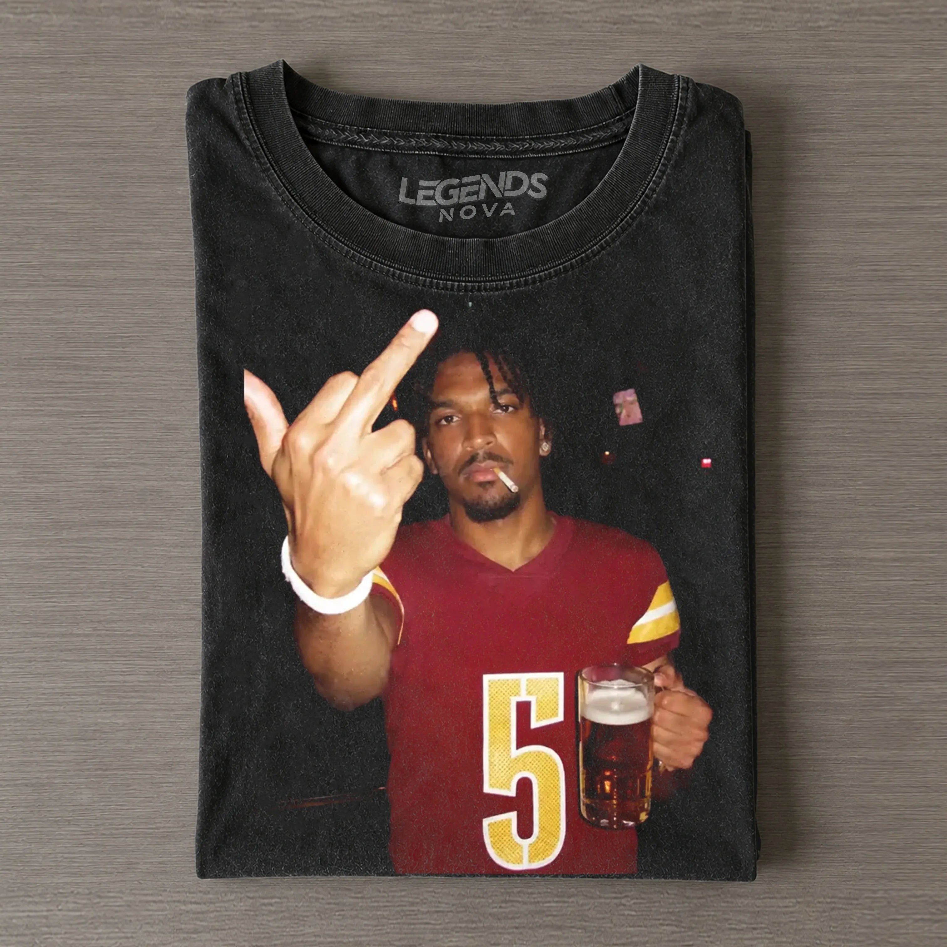 Jayden Daniels Football T-shirt