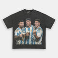 Lionel Messi & Enzo Fernández & Julián Álvarez Argentina Tee