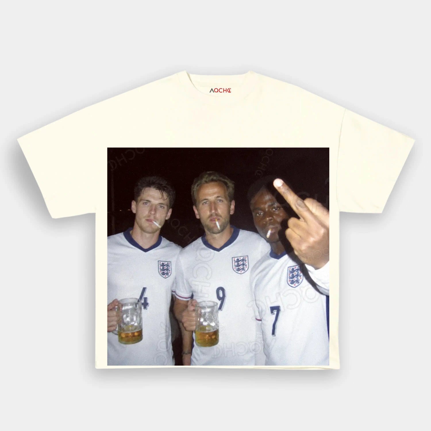 Harry Kane & Bukayo Saka & Declan Rice England Football Style Tee