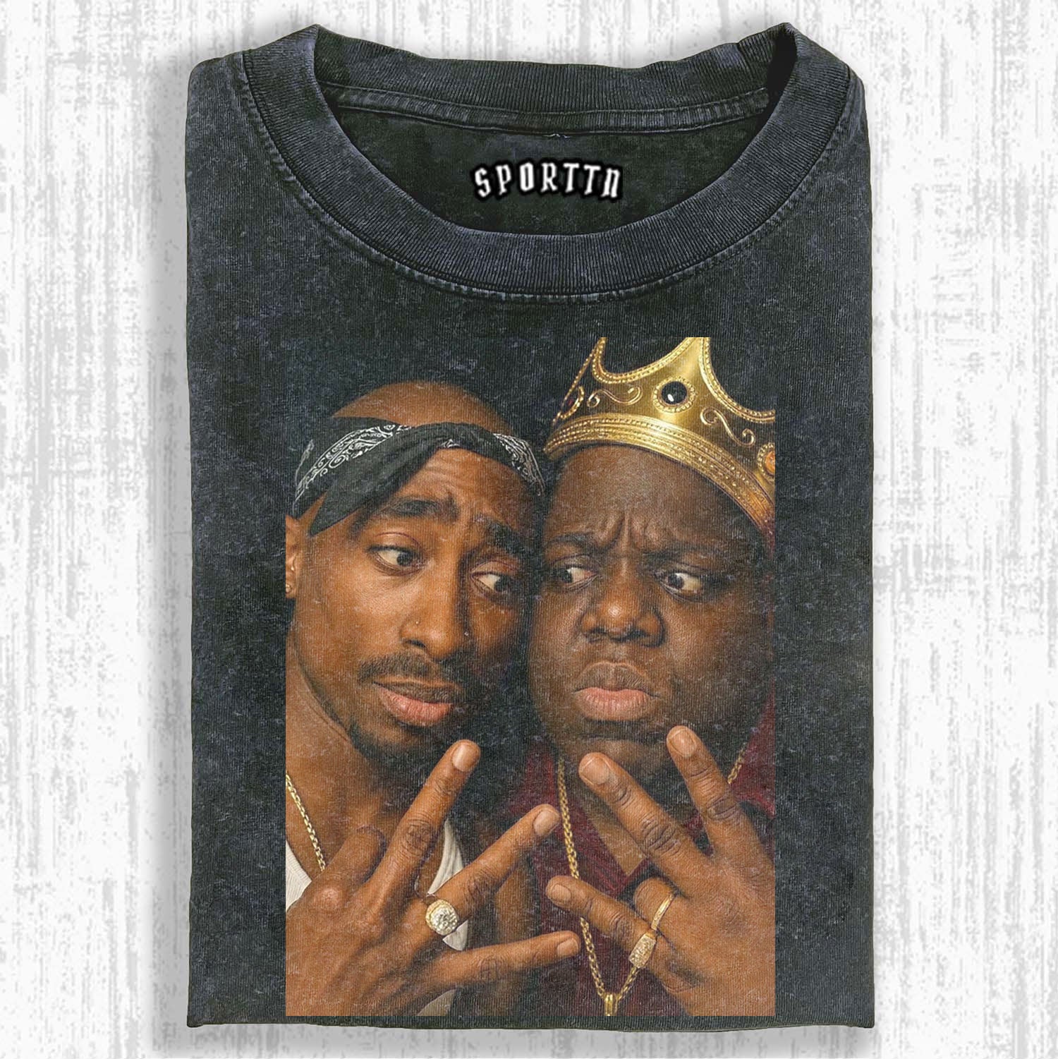 2PC Tupac Shakur V7 T-shirt