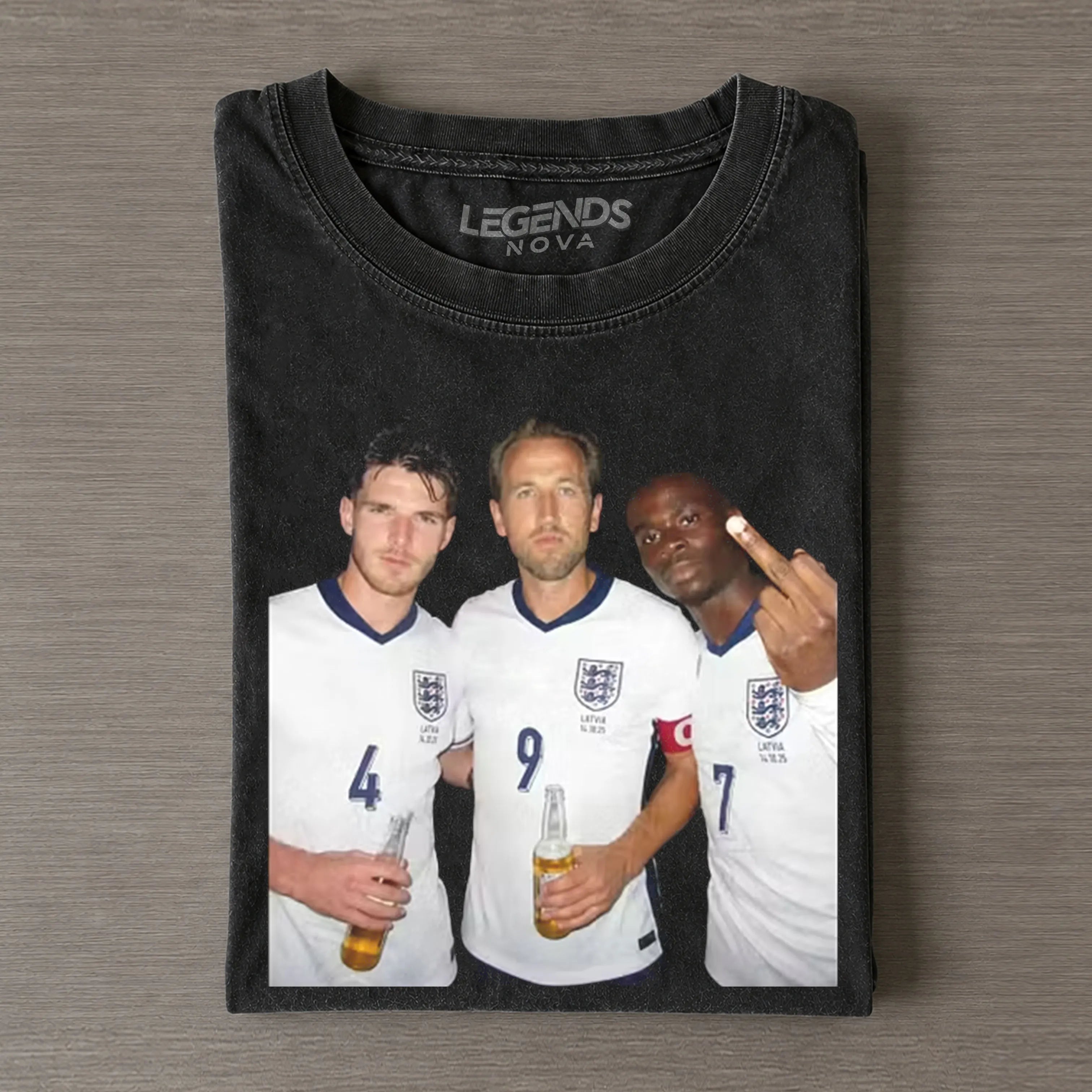 Harry Kane & Bukayo Saka & Declan Rice England Football Culture Tee
