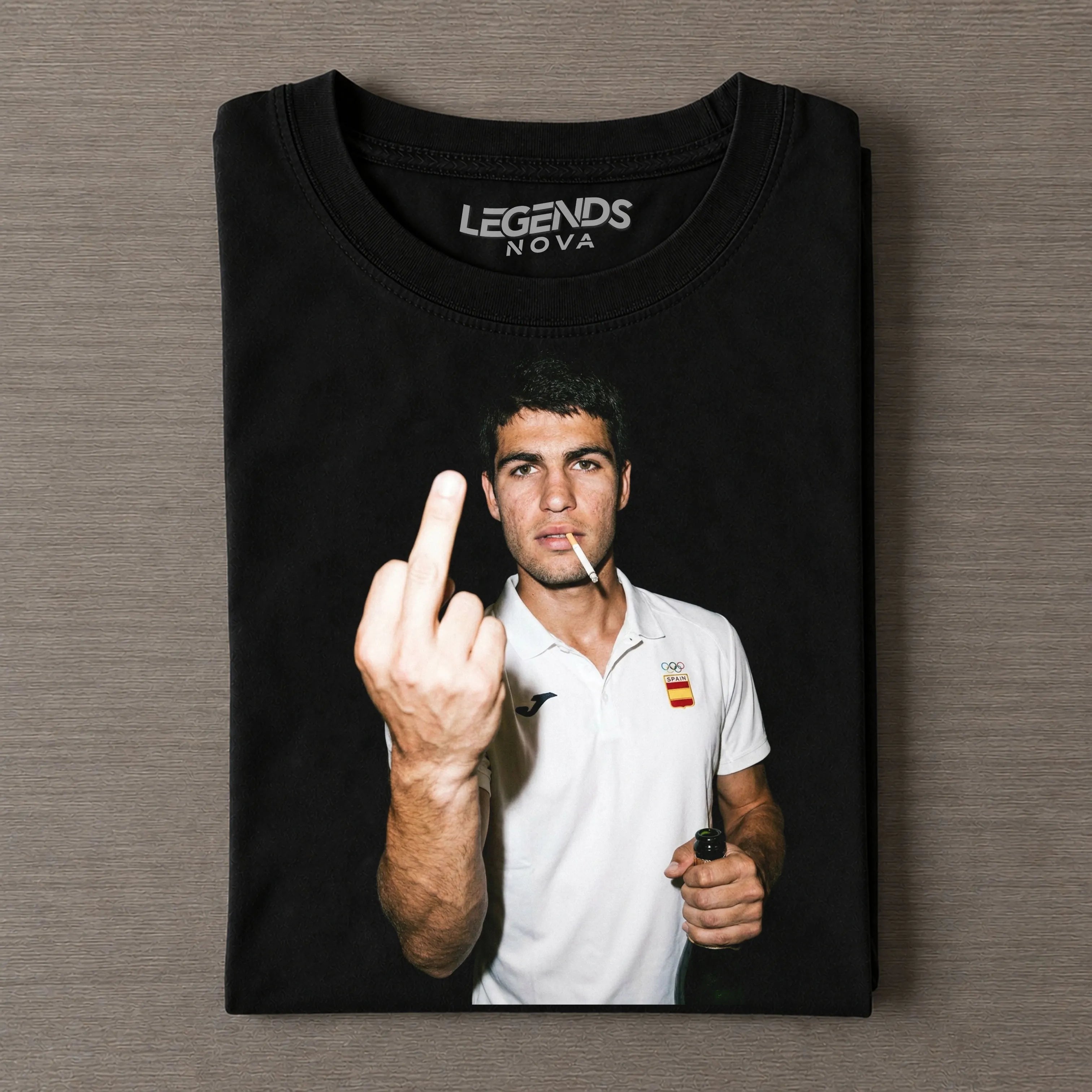2026 Men's Singles Spain Carlos Alcaraz Tennis T-shirt